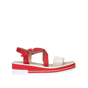 Sandali zeppa Rosso Igi&co