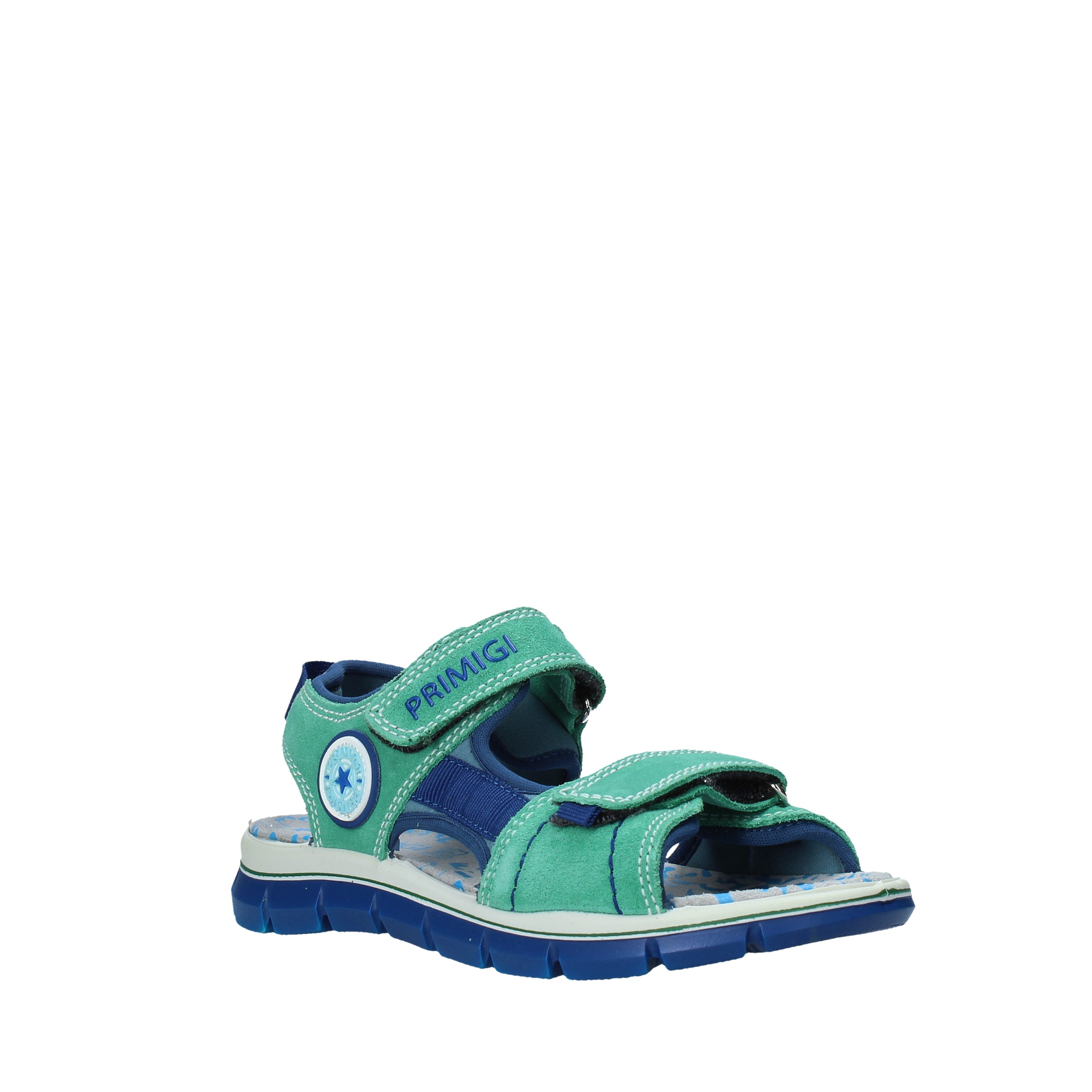 Sandali con strappi Verde Primigi