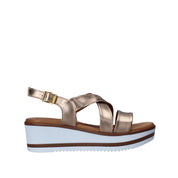 Sandali zeppa Marrone Susimoda