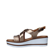 Sandali zeppa Marrone Susimoda