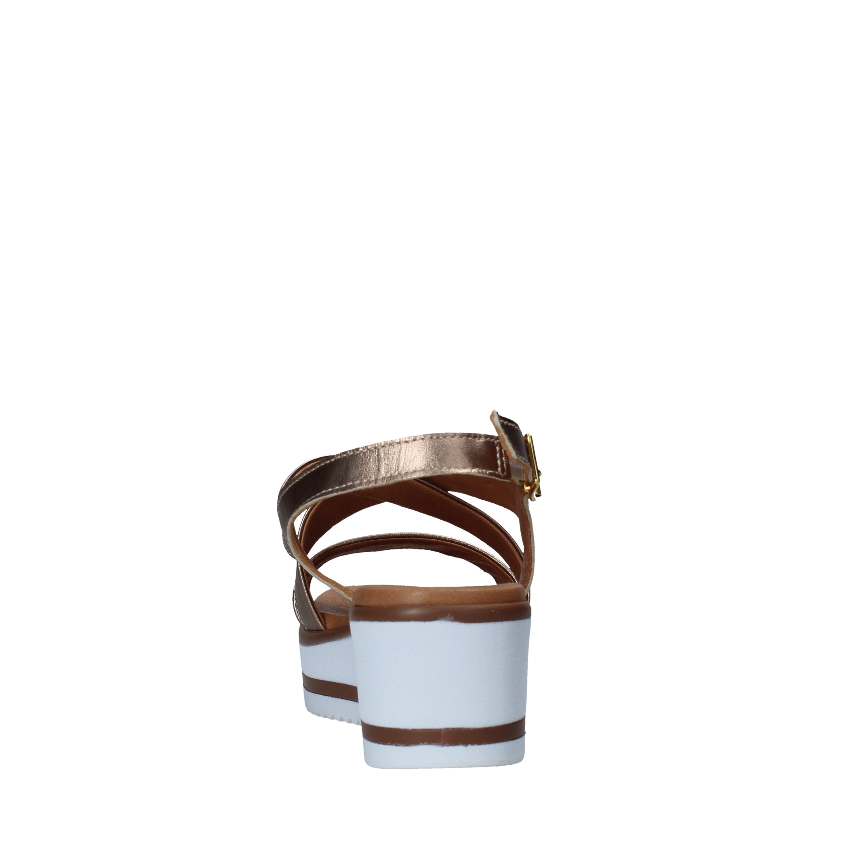 Sandali zeppa Marrone Susimoda