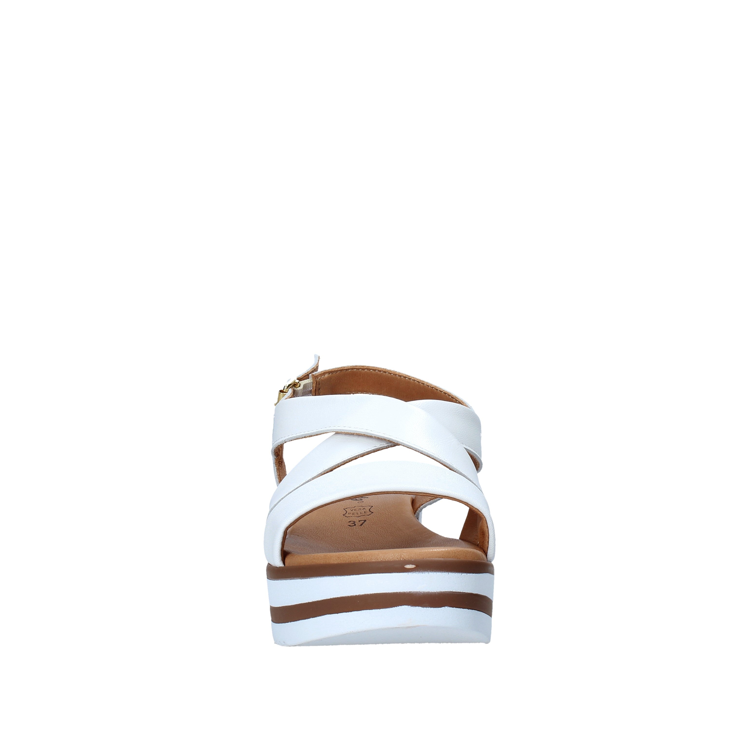 Sandali zeppa Bianco Susimoda