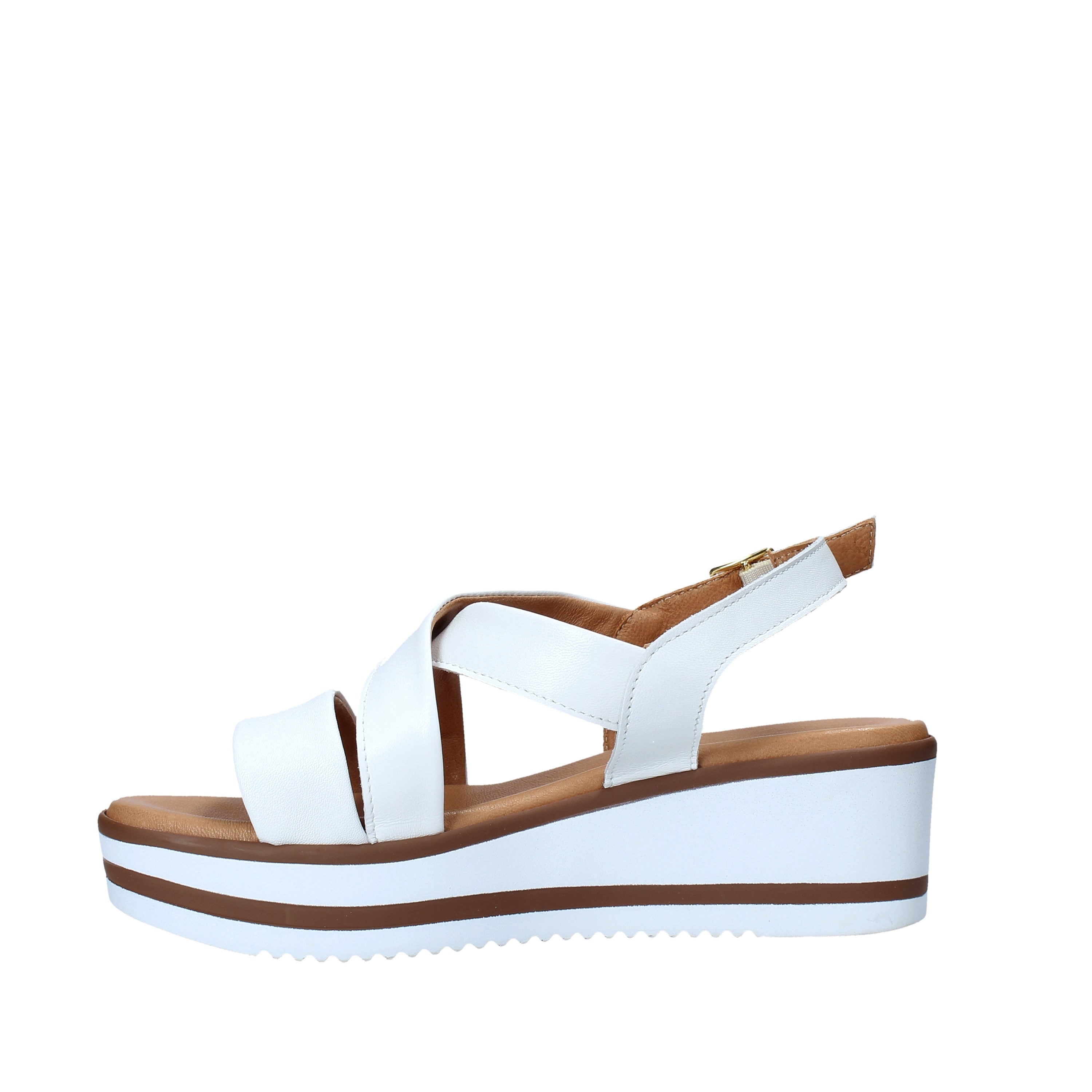 Sandali zeppa Bianco Susimoda