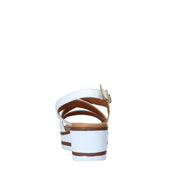 Sandali zeppa Bianco Susimoda