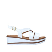 Sandali zeppa Bianco Susimoda