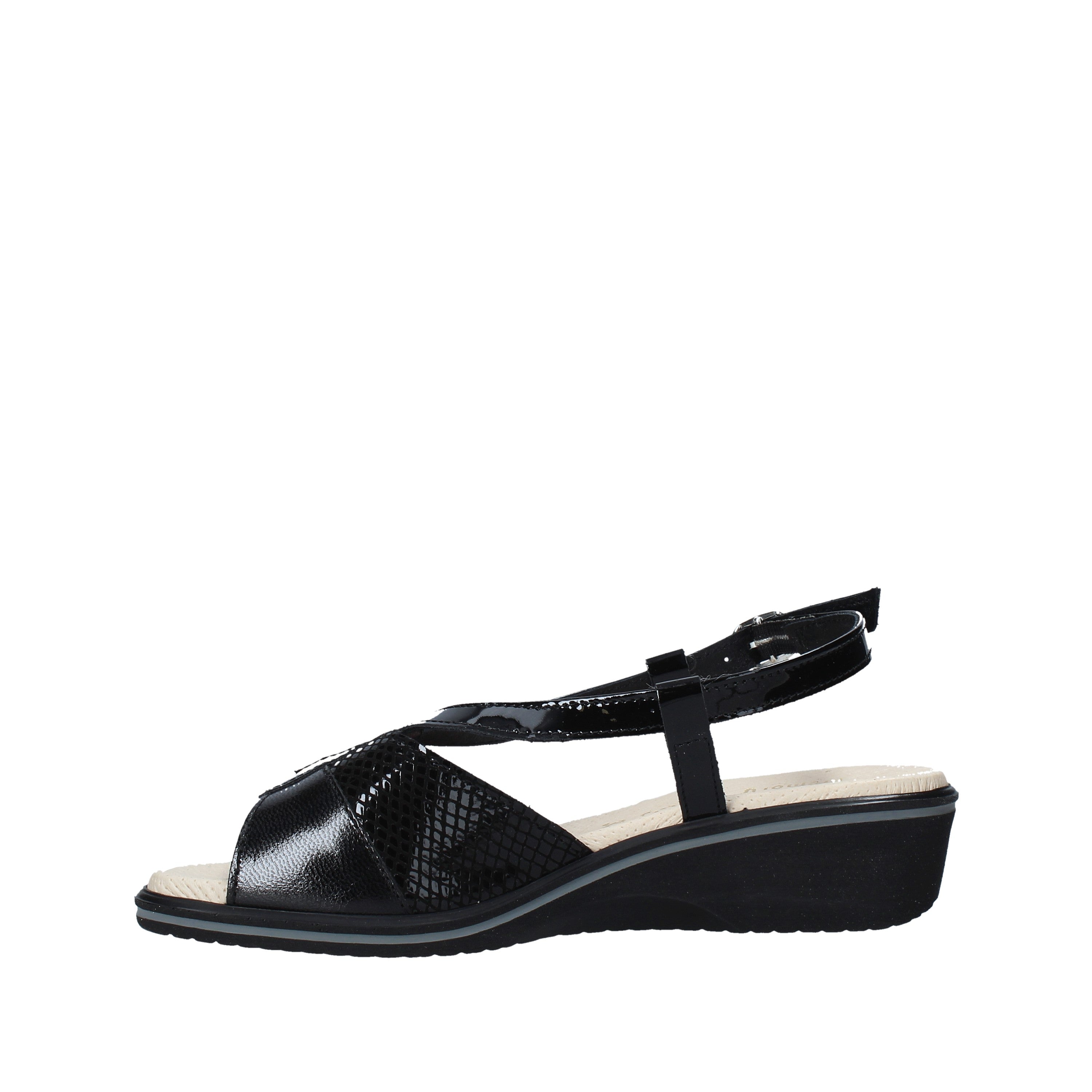 Sandali zeppa Nero Susimoda