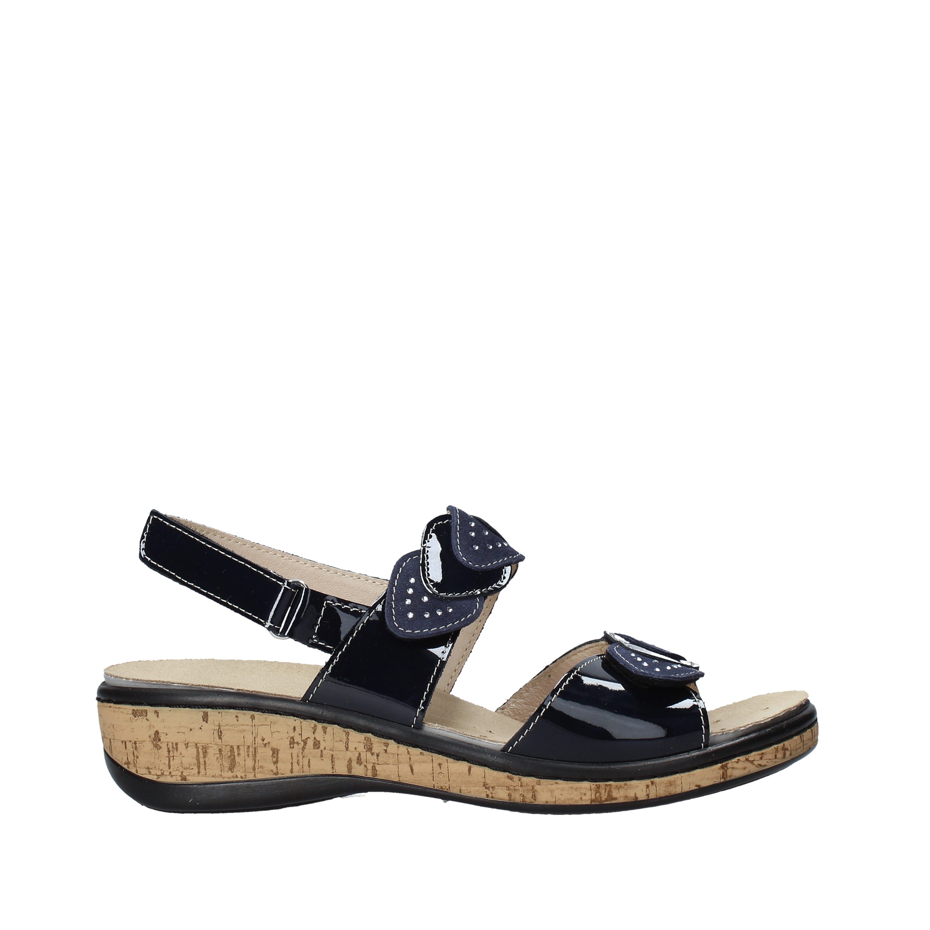 Sandali con strappi Blu Susimoda