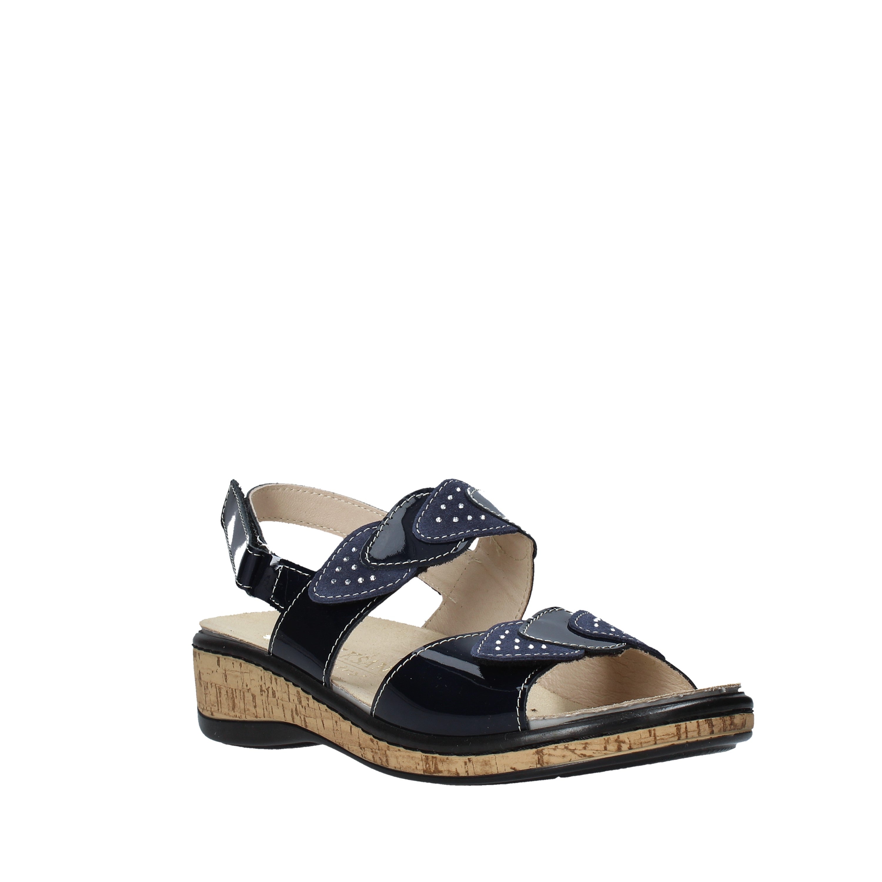 Sandali con strappi Blu Susimoda