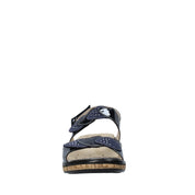 Sandali con strappi Blu Susimoda