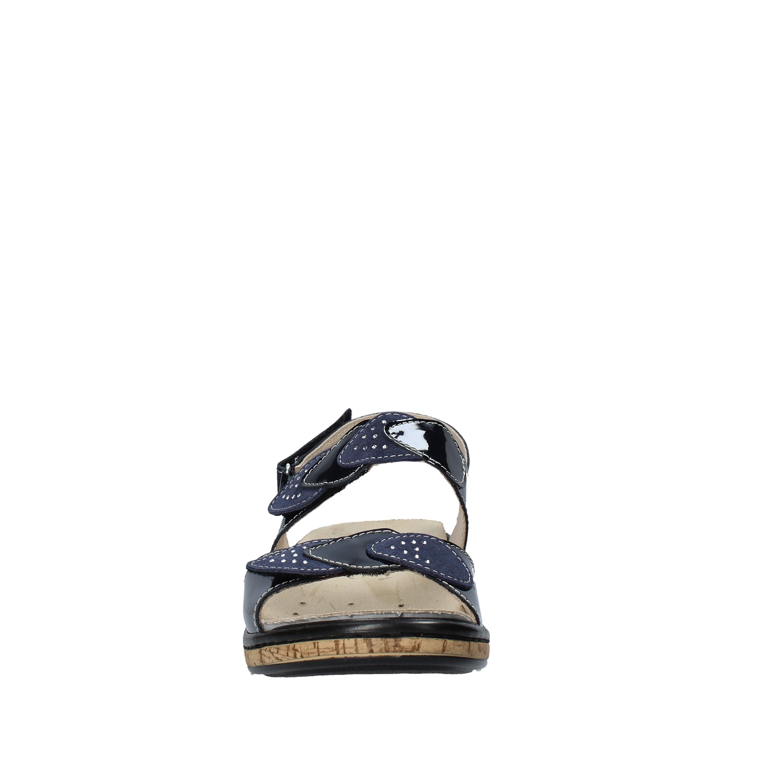 Sandali con strappi Blu Susimoda