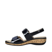 Sandali con strappi Blu Susimoda