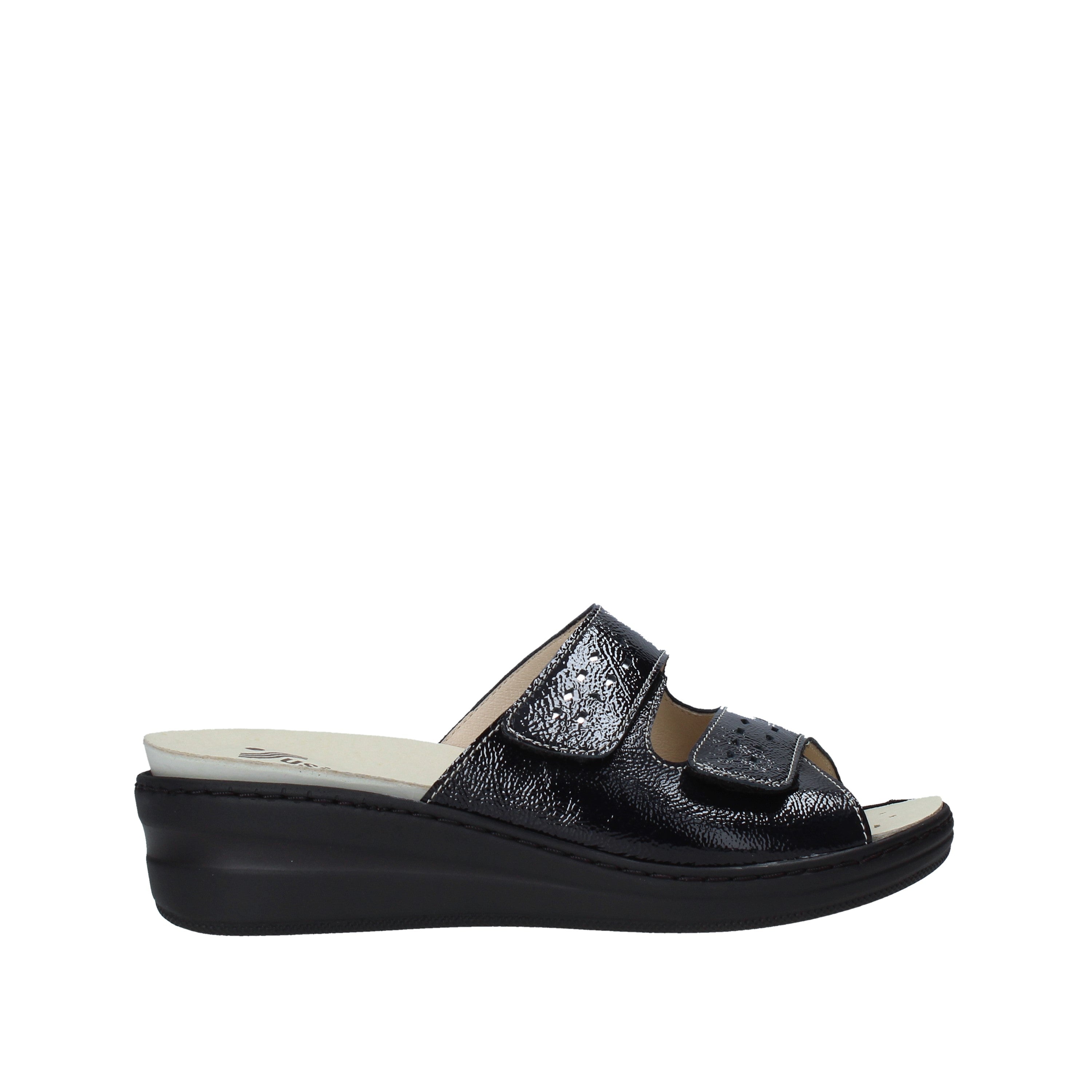 Sandali con strappi Nero Susimoda