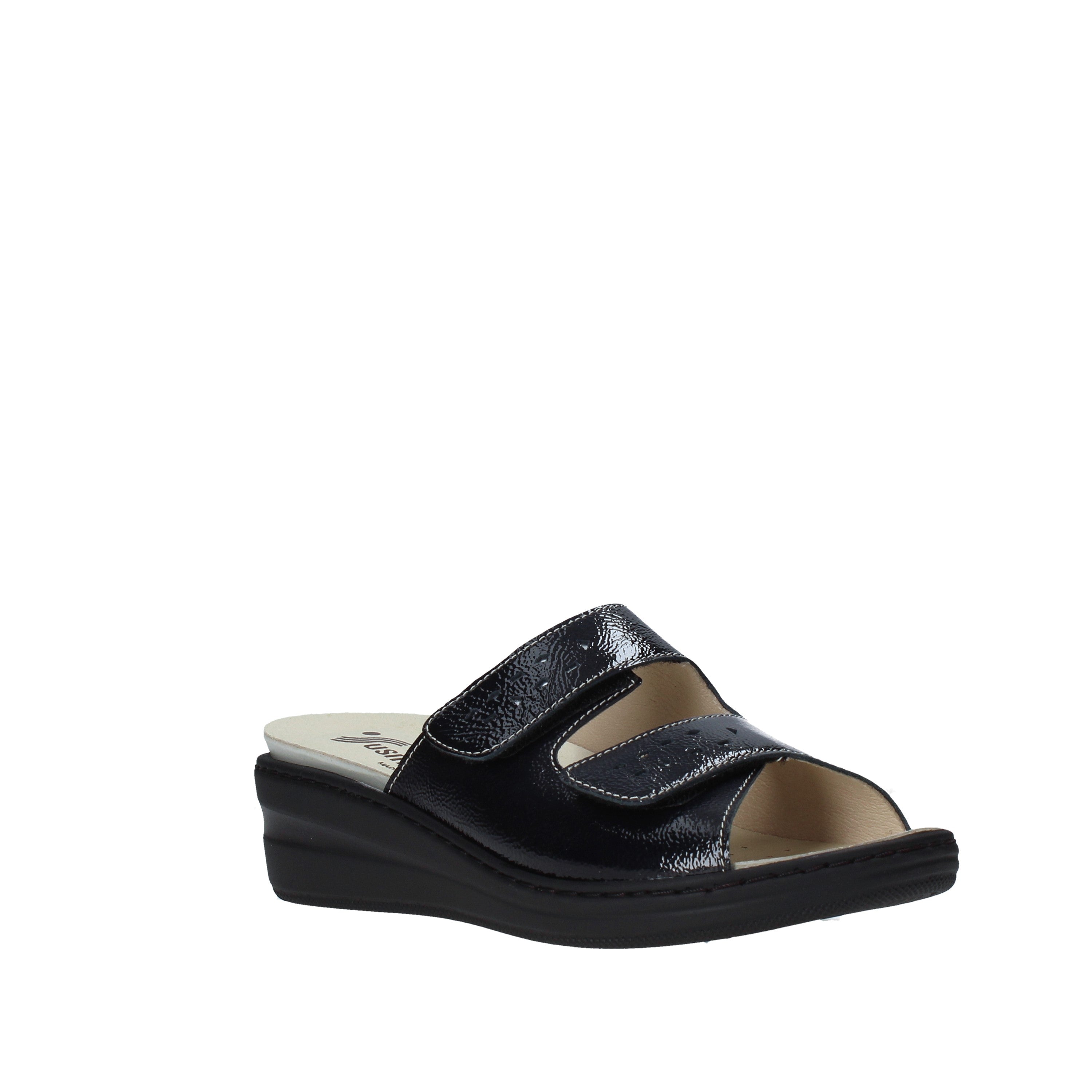 Sandali con strappi Nero Susimoda