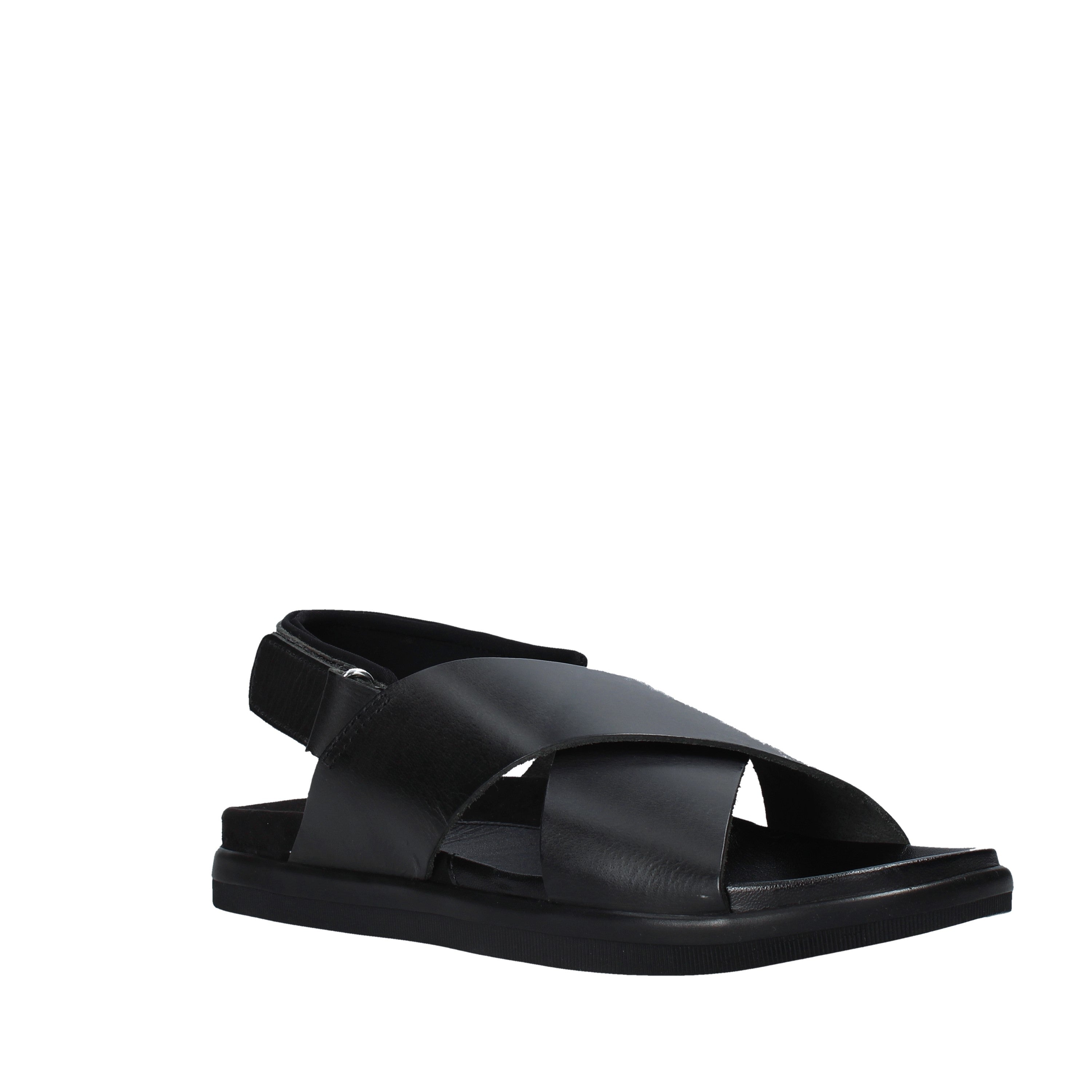 Sandali con strappi Nero Susimoda