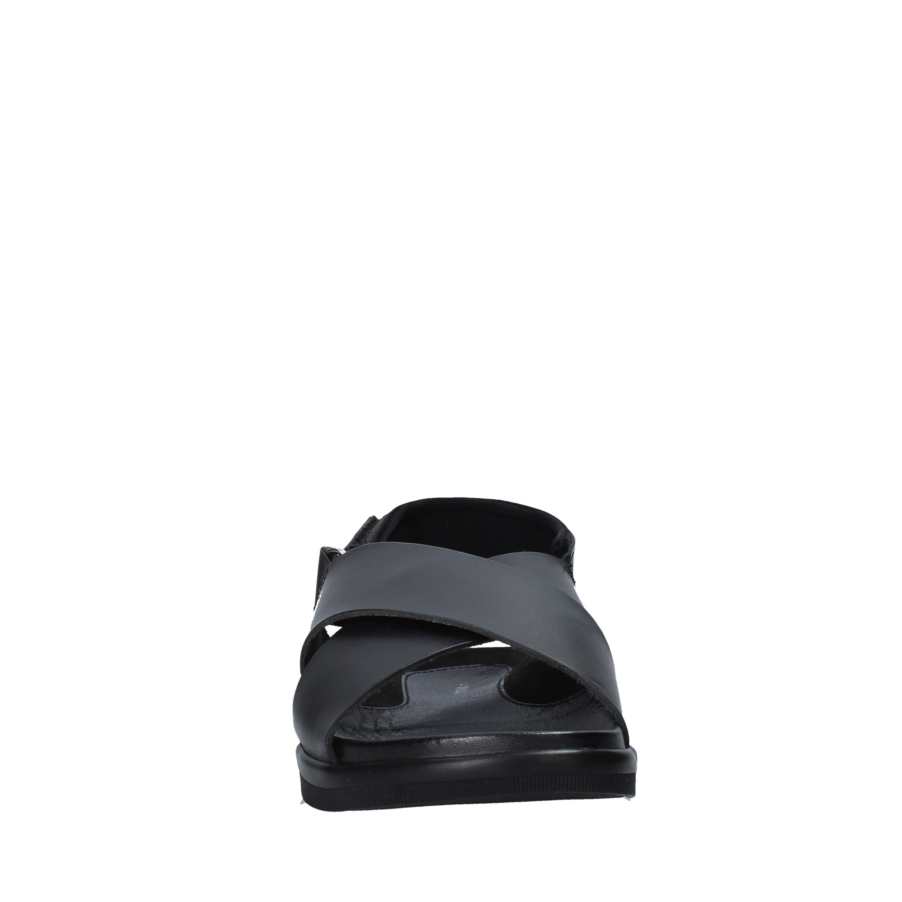 Sandali con strappi Nero Susimoda