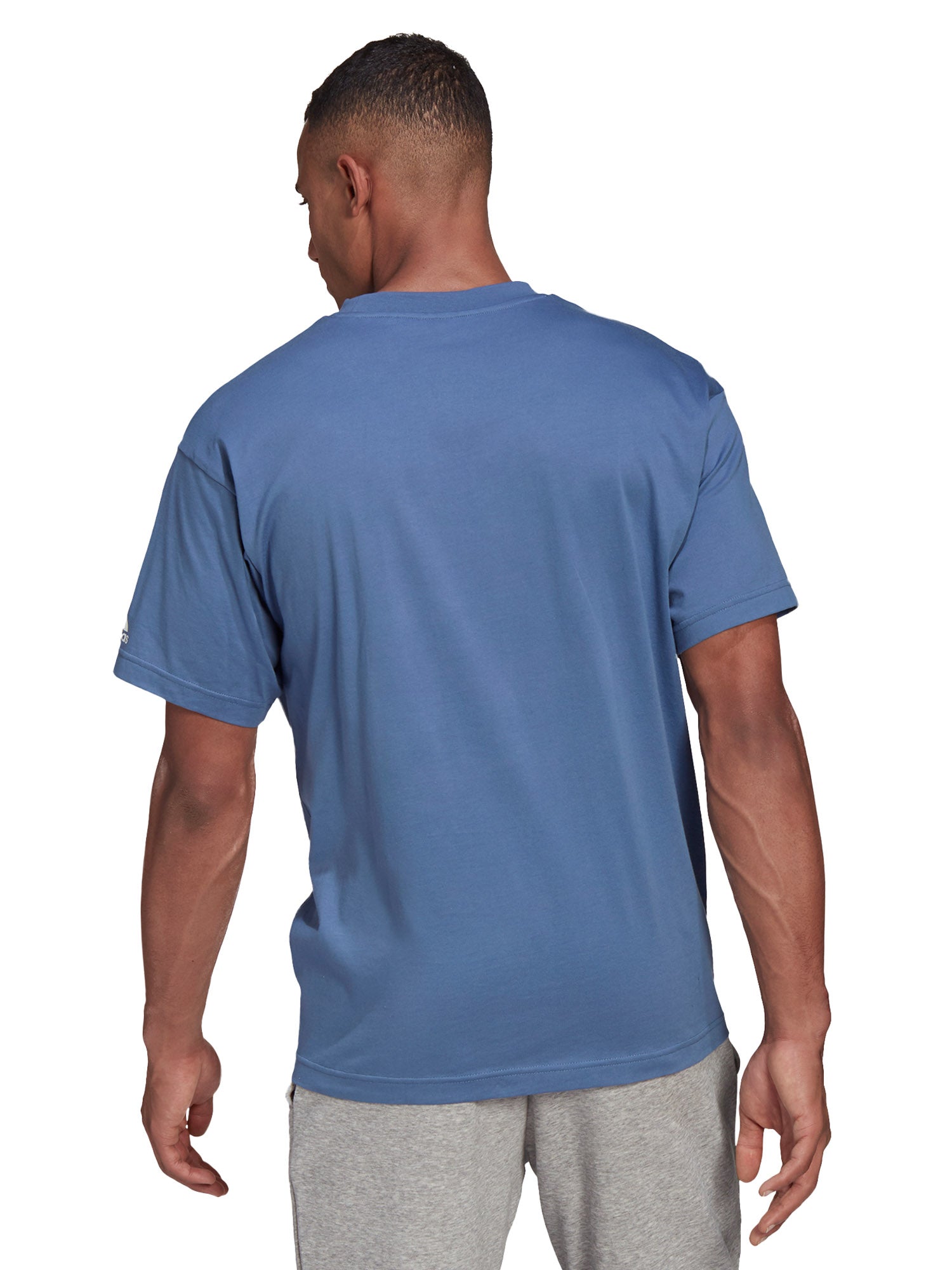 T-shirt Blu Adidas Performance