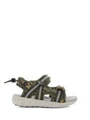Sandali con strappi Verde Lumberjack