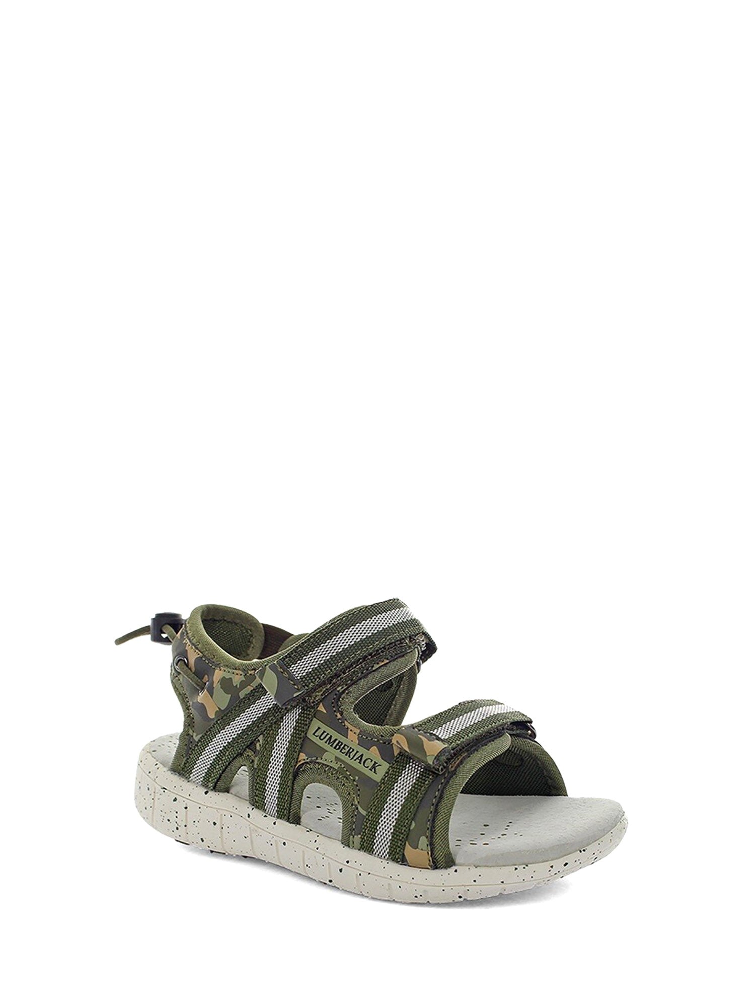 Sandali con strappi Verde Lumberjack