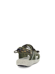 Sandali con strappi Verde Lumberjack