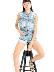 Shorts Blu Fracomina