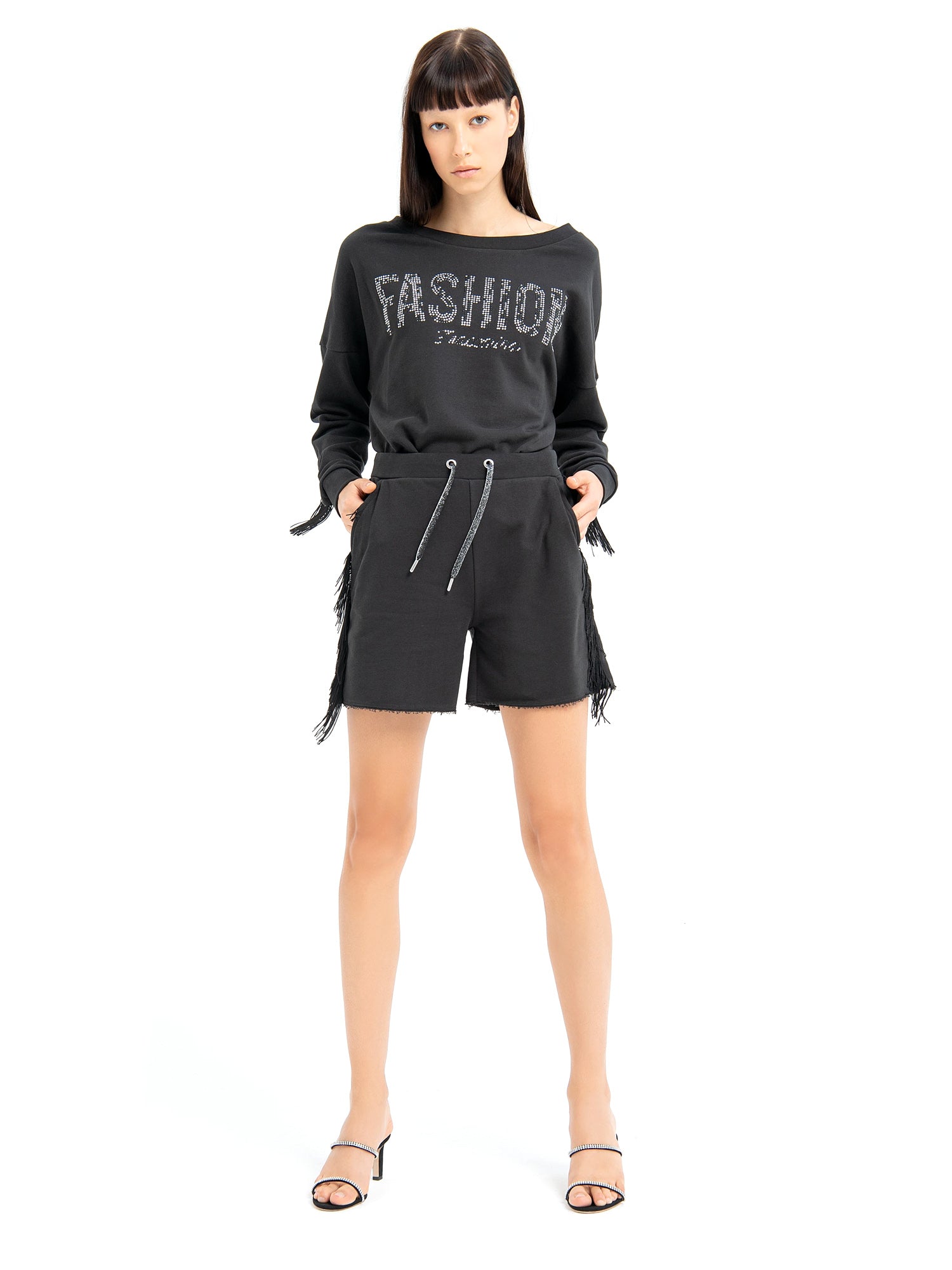 Shorts Nero Fracomina