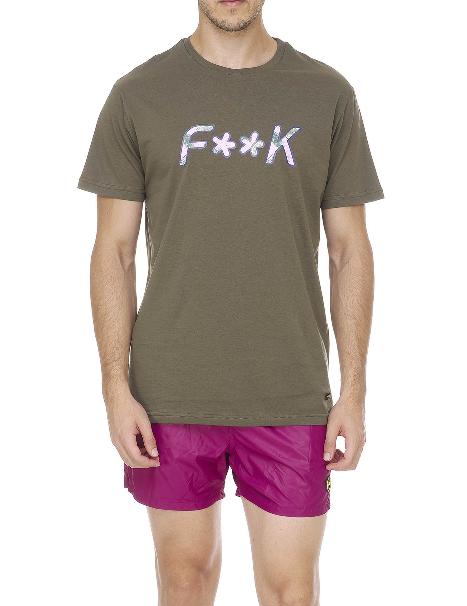 T-shirt Verde F**k