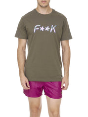 T-shirt Verde F**k