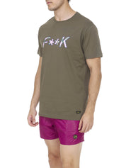 T-shirt Verde F**k