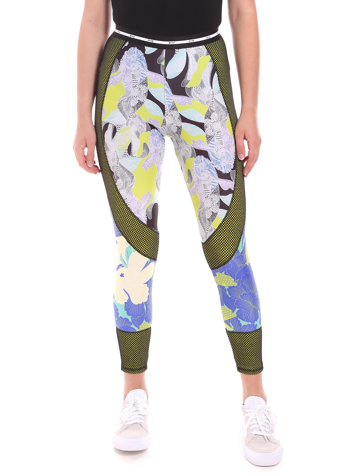 Leggings Giallo F**k