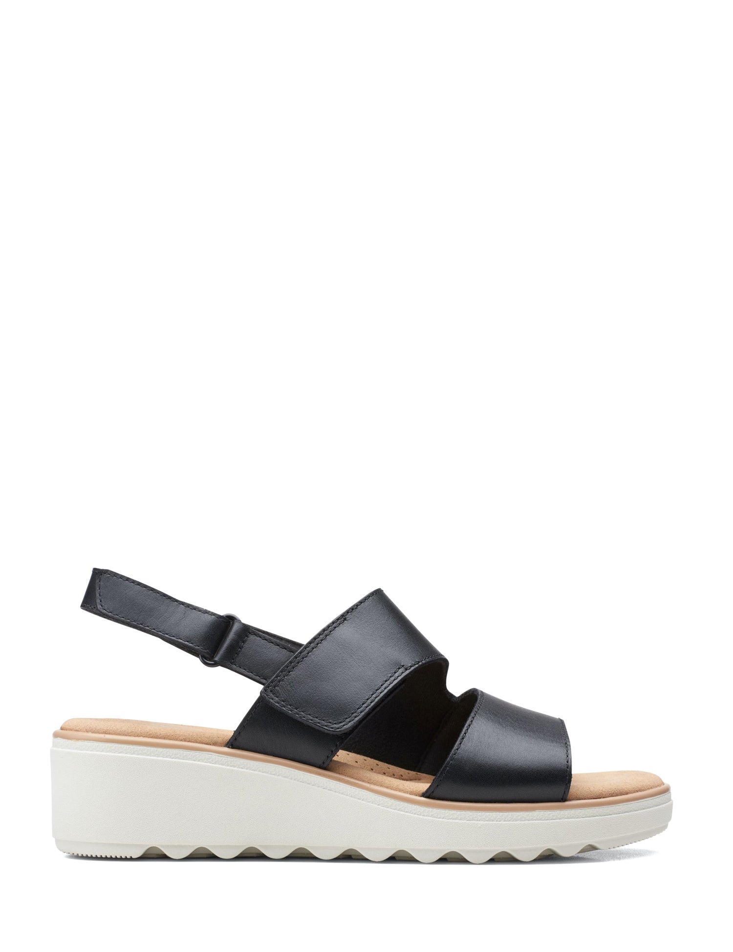 Sandali zeppa Nero Clarks