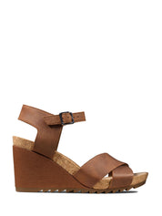 Sandali zeppa Marrone Clarks