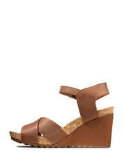 Sandali zeppa Marrone Clarks