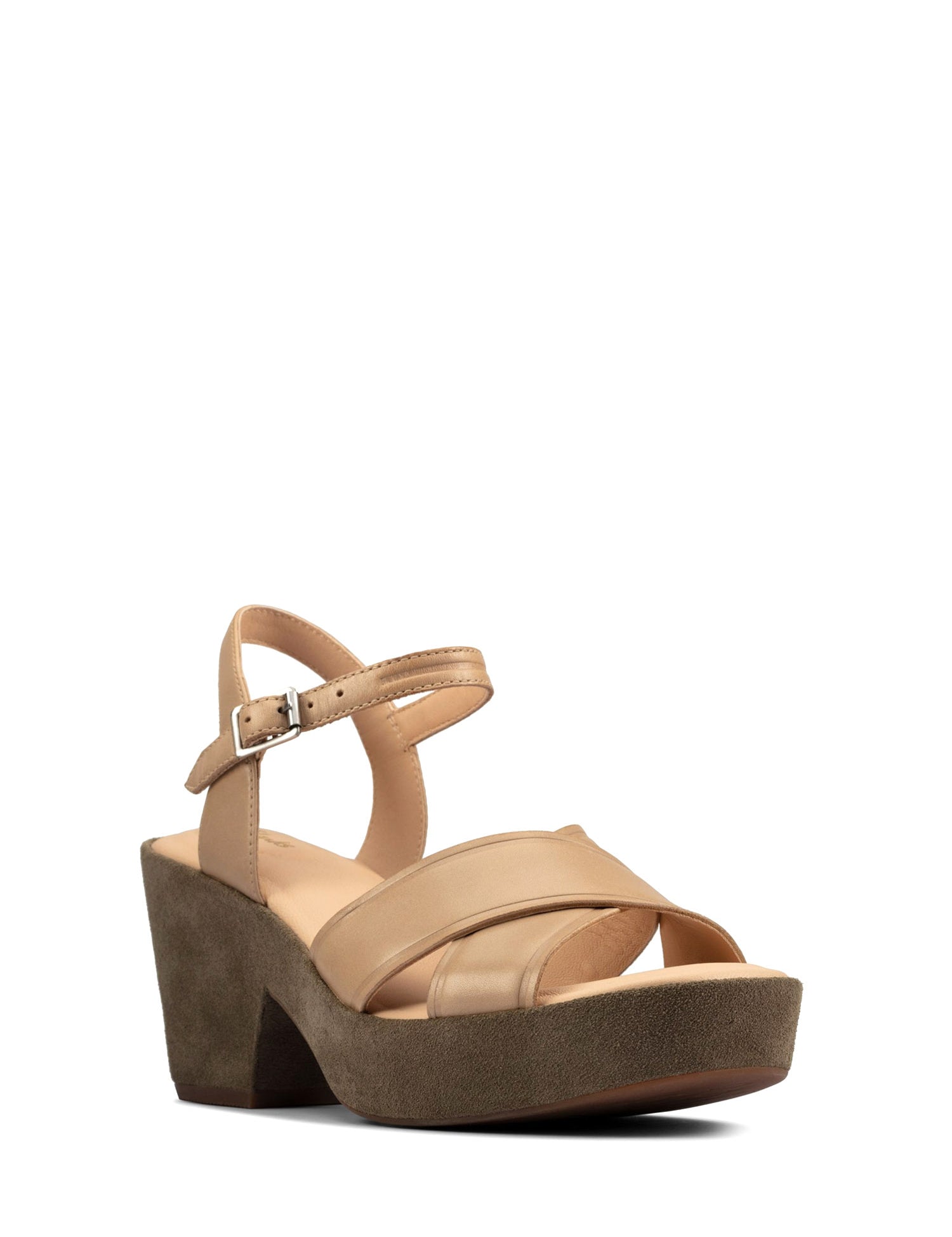 Sandali tacco Beige Clarks