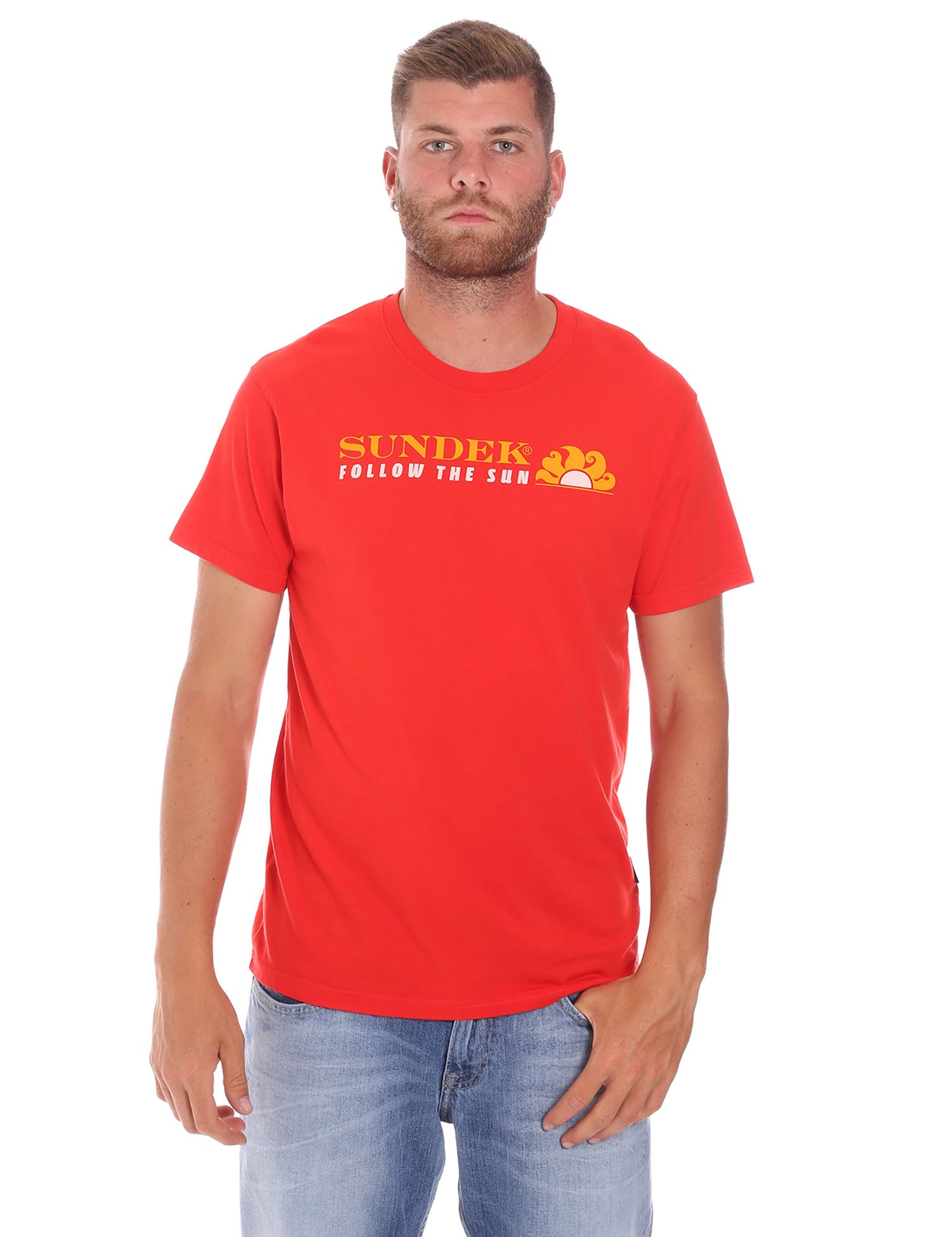T-shirt Rosso Sundek