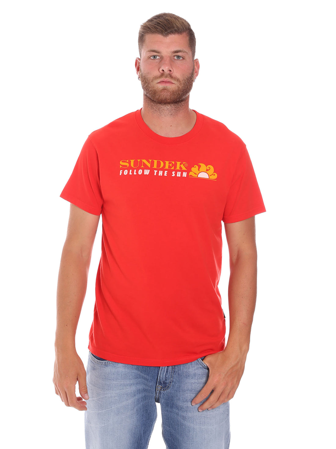 T-shirt Rosso Sundek