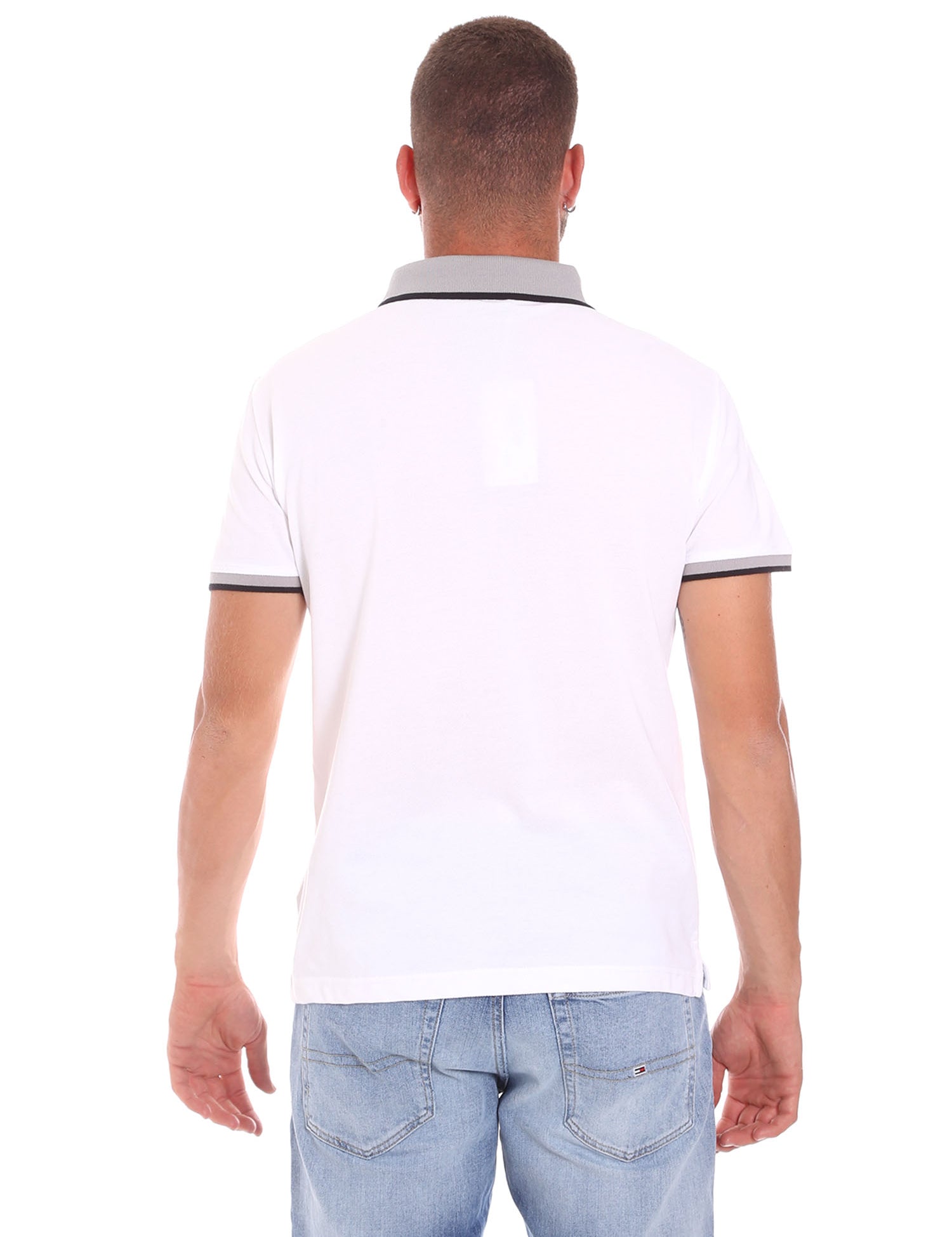 Polo Bianco Trussardi Jeans