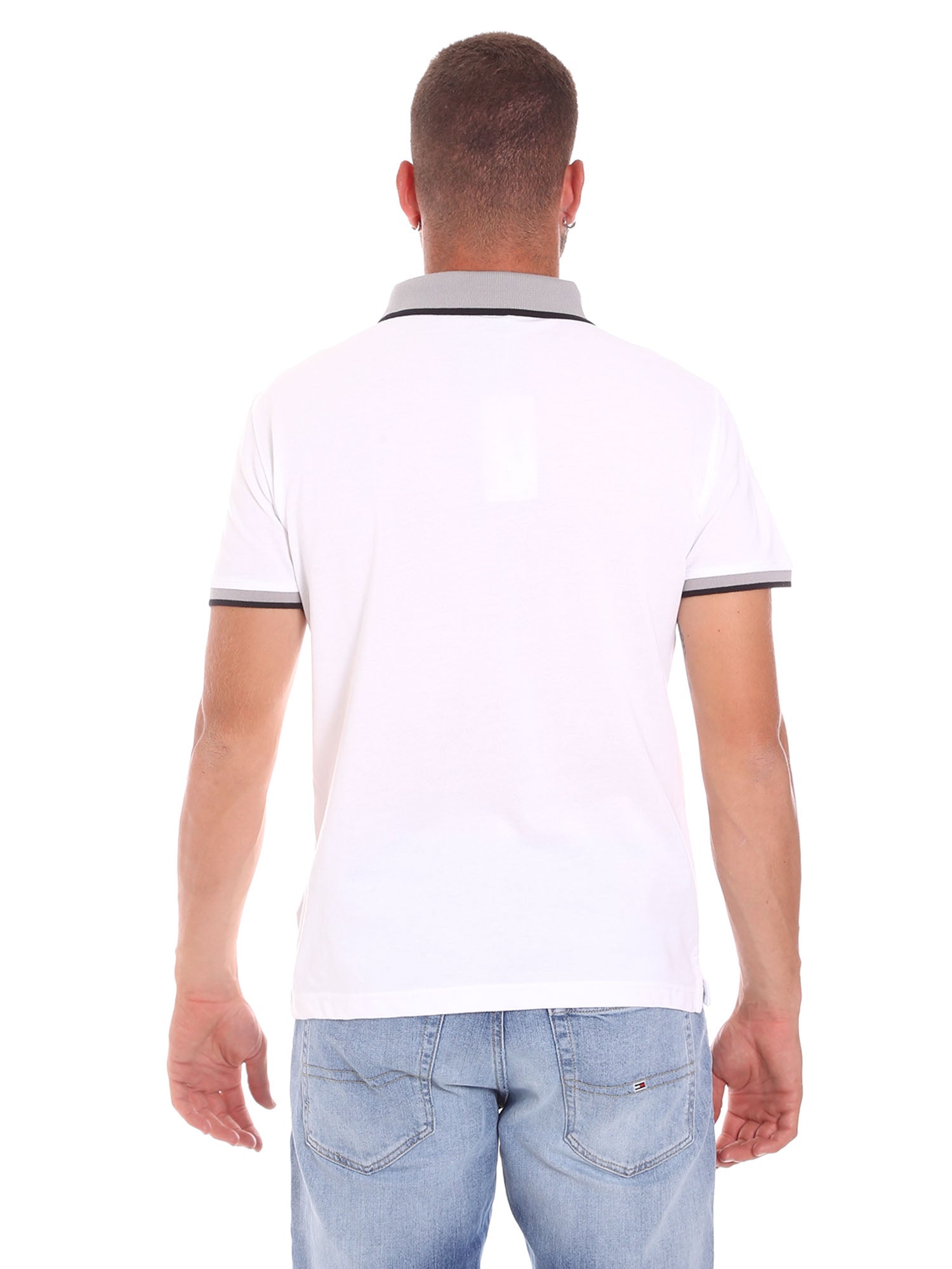 Polo Bianco Trussardi Jeans
