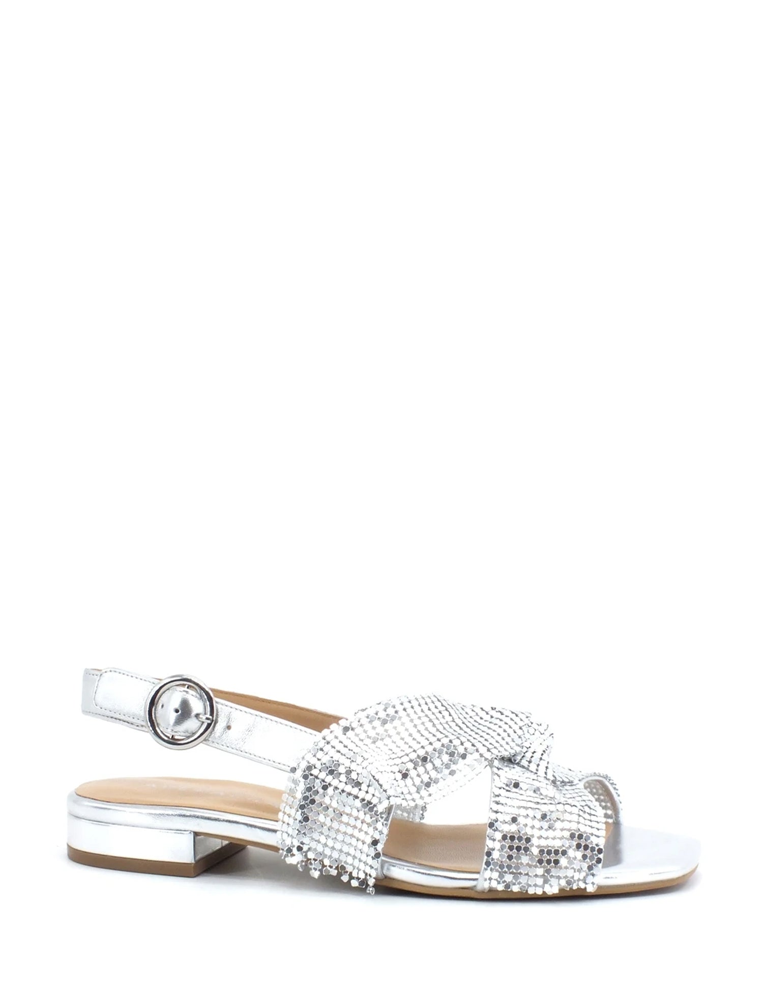 Sandali Argentato Apepazza