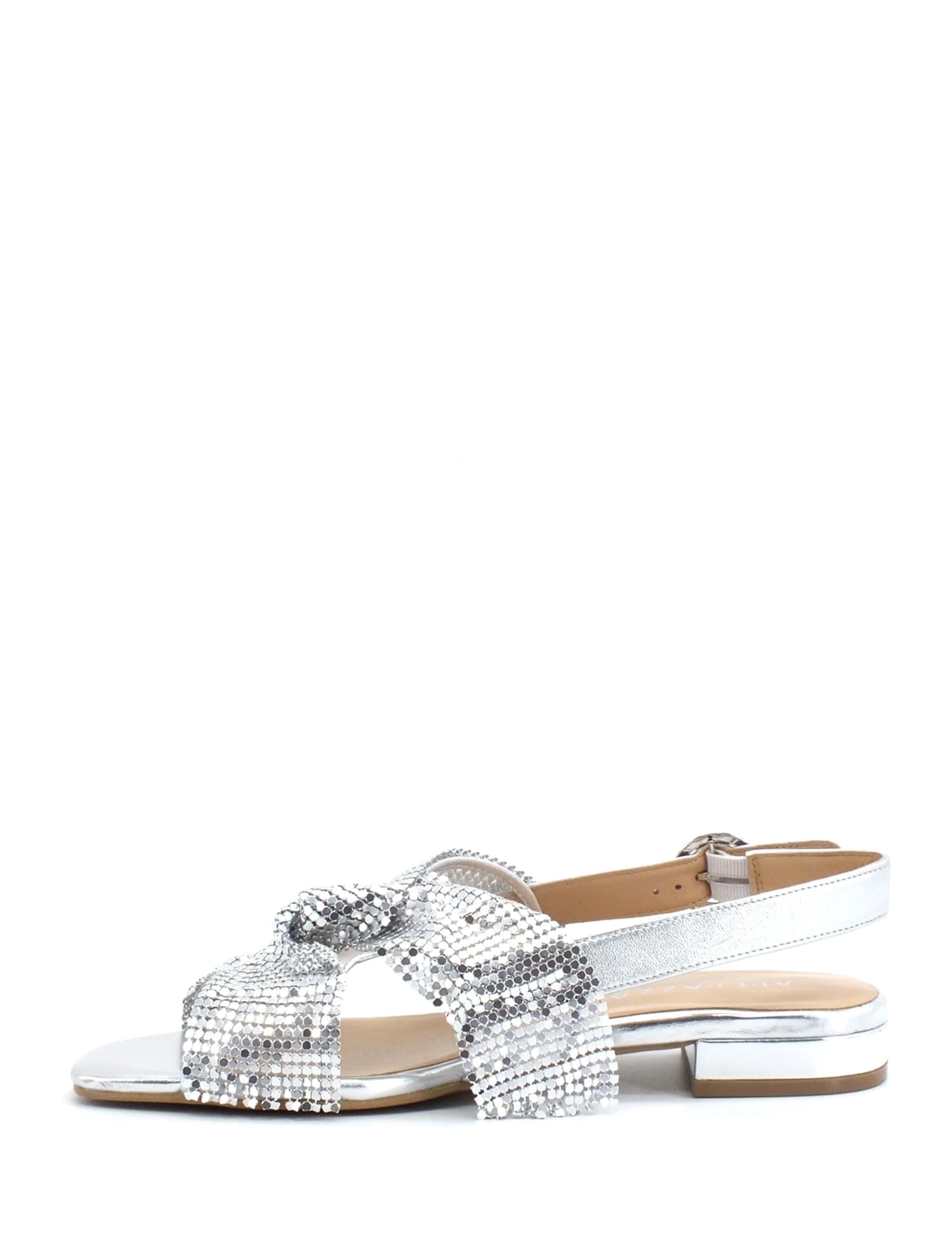 Sandali Argentato Apepazza