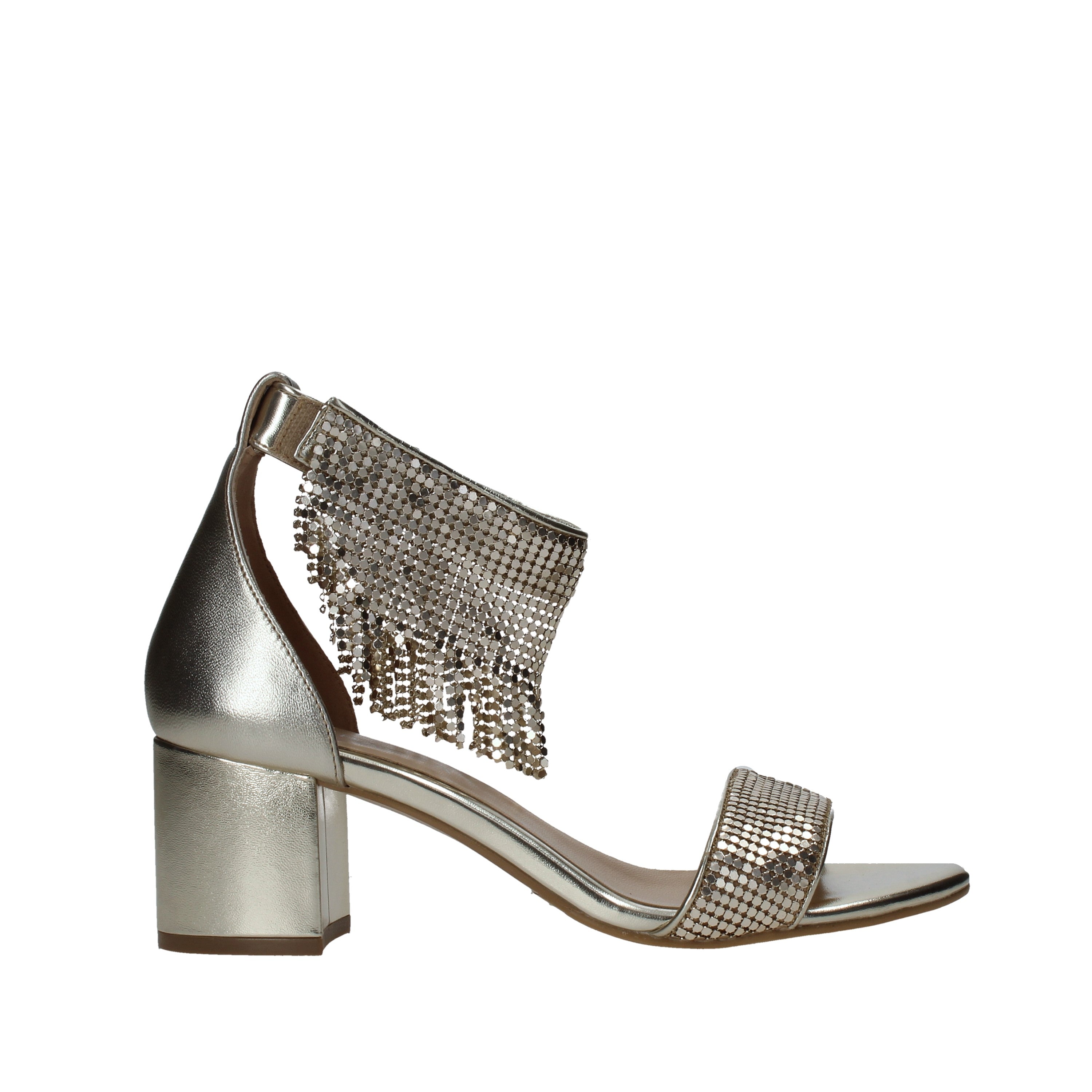 Sandali tacco Dorato Apepazza