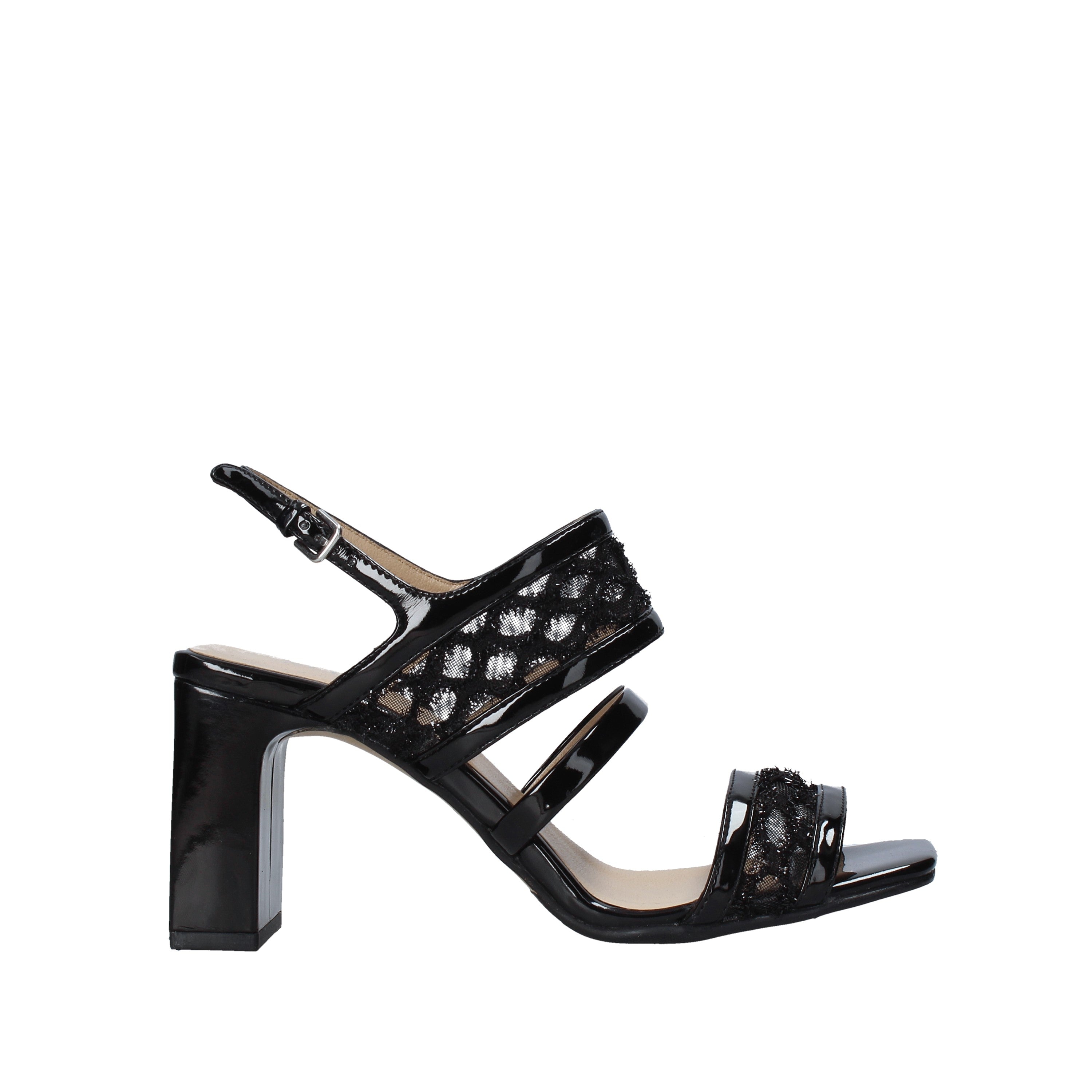 Sandali tacco Nero Apepazza