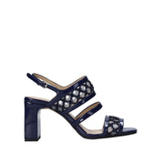 Sandali tacco Blu Apepazza