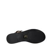 Sandali zeppa Nero Apepazza