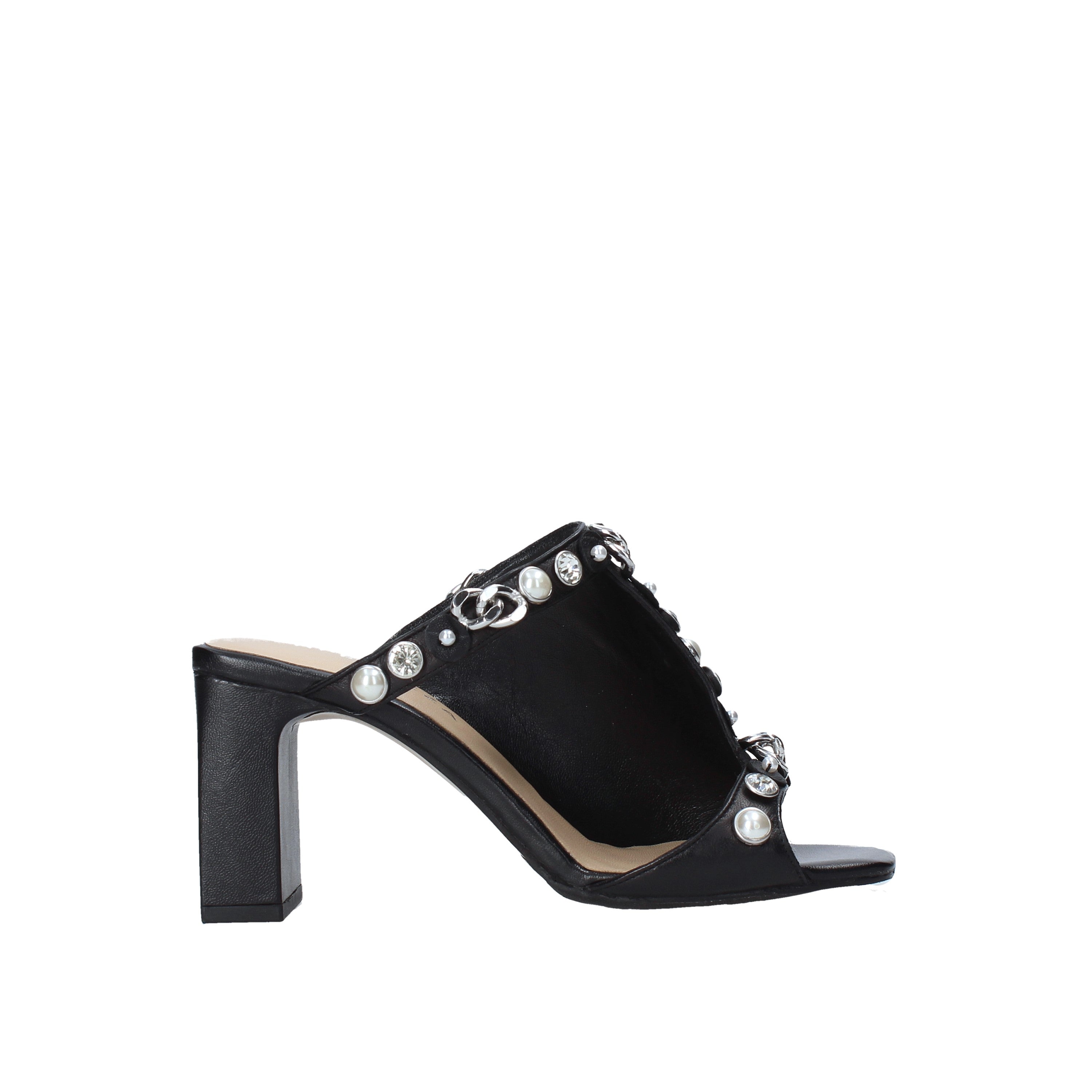 Sandali tacco Nero Apepazza