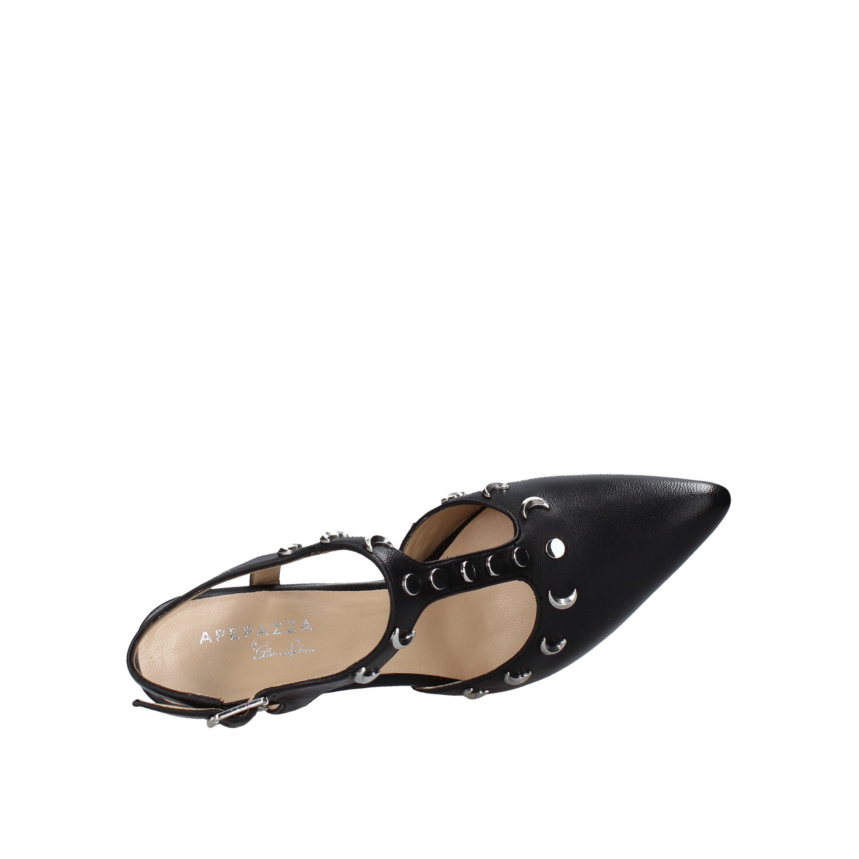 Sandali tacco Nero Apepazza