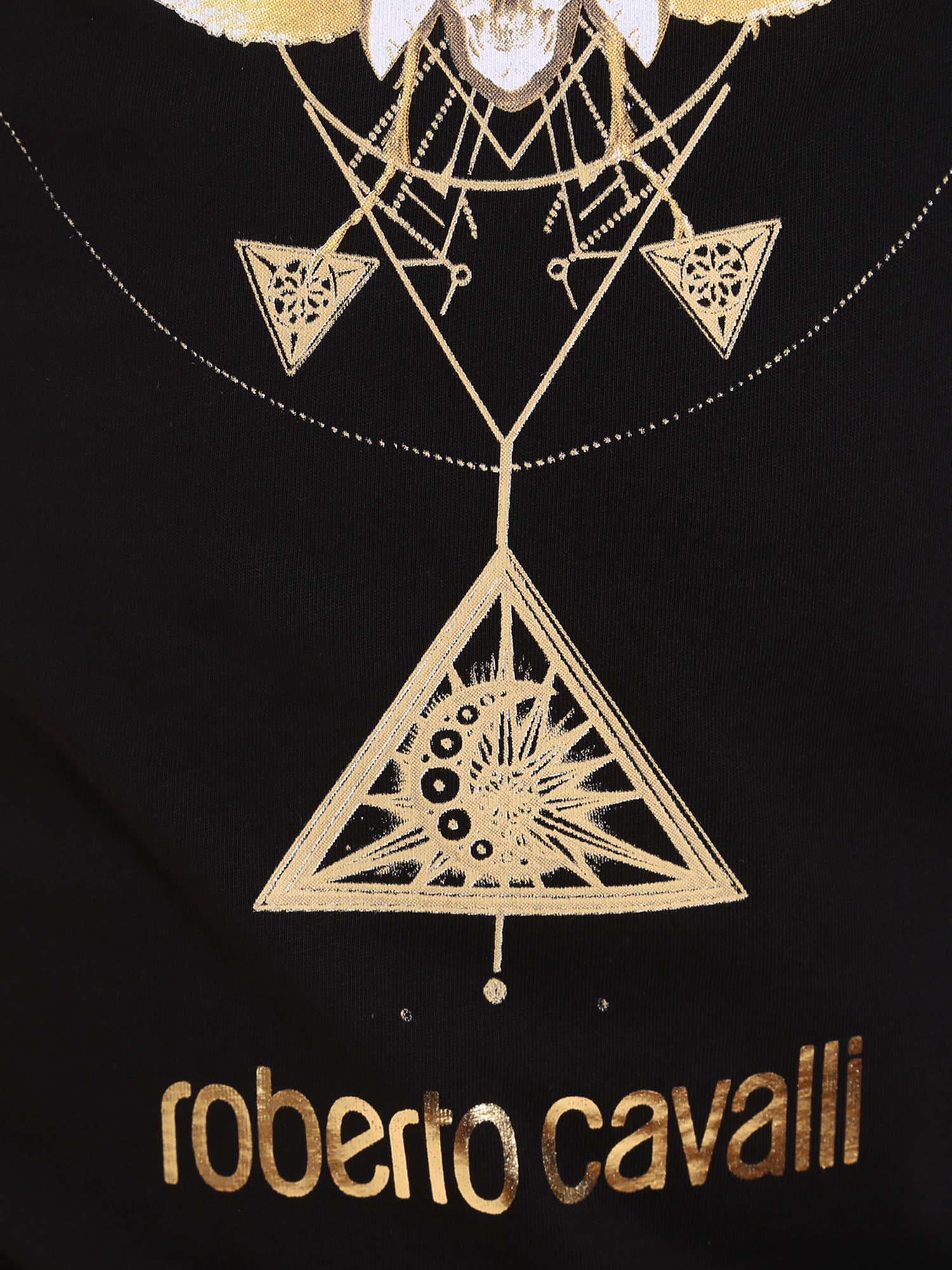 T-shirt Nero Roberto Cavalli