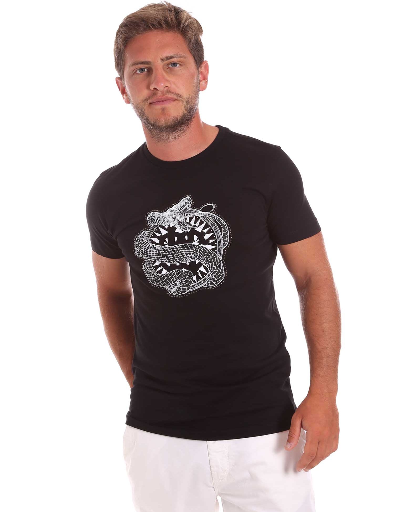 T-shirt Nero Roberto Cavalli