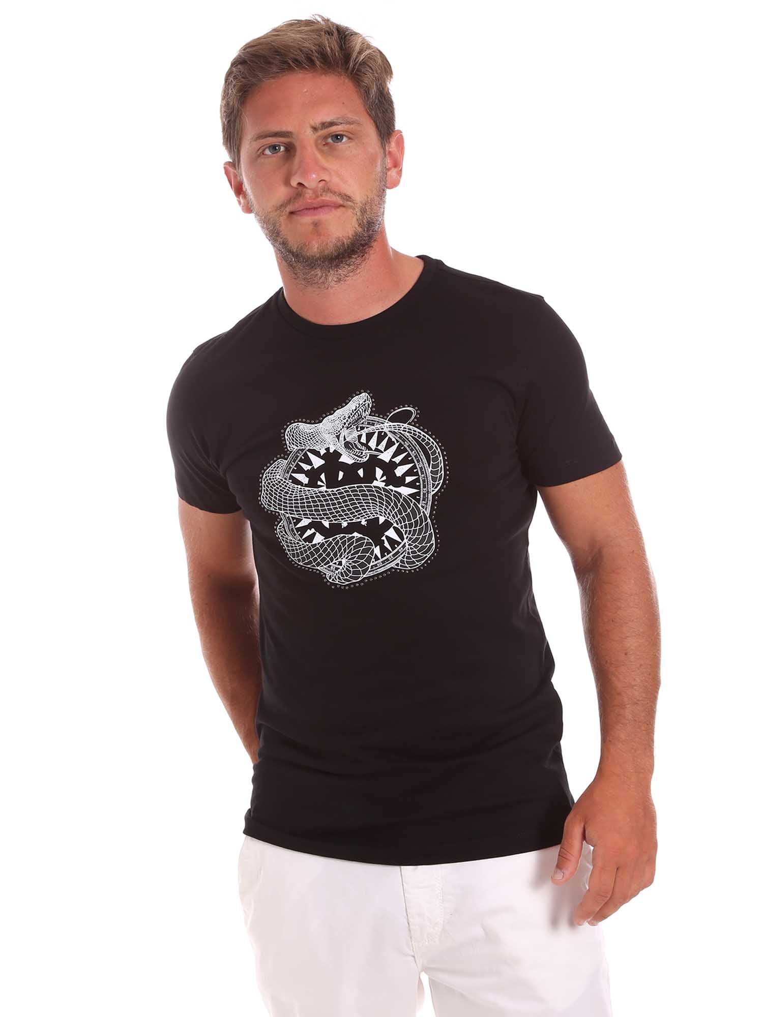 T-shirt Nero Roberto Cavalli