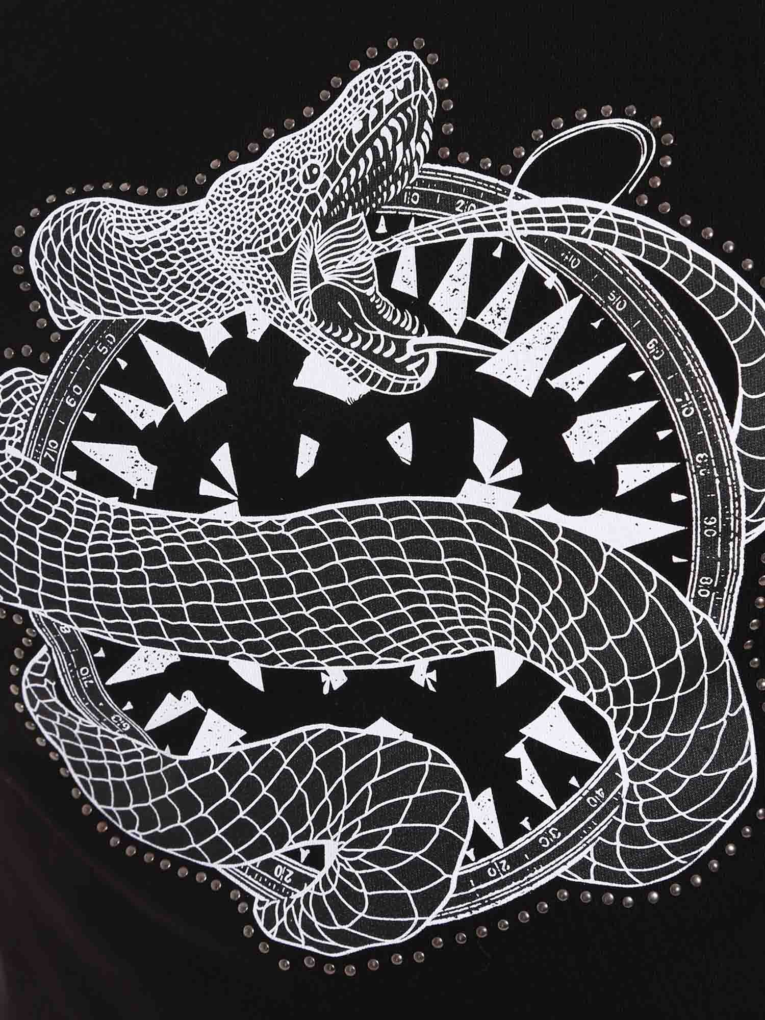 T-shirt Nero Roberto Cavalli