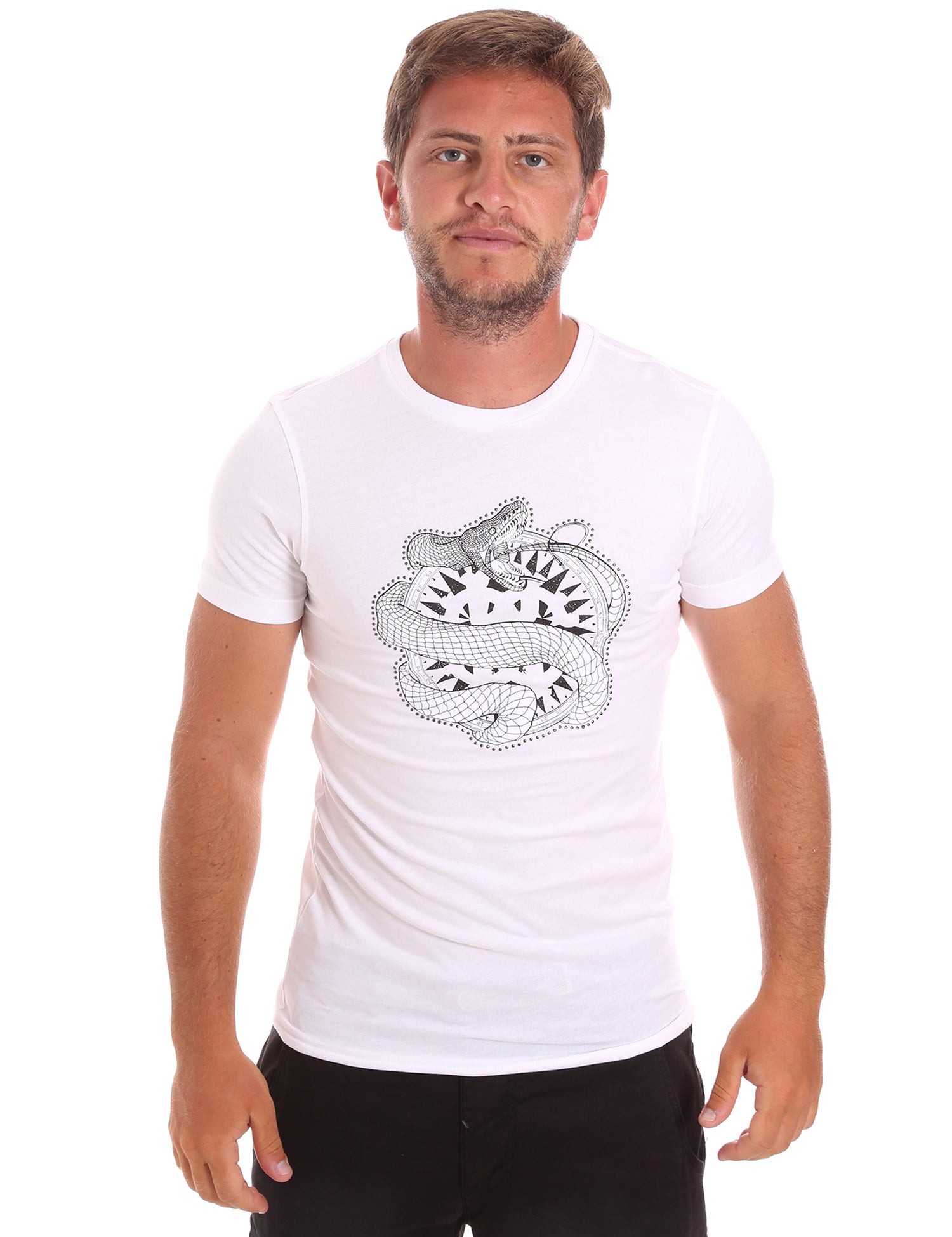 T-shirt Bianco Roberto Cavalli